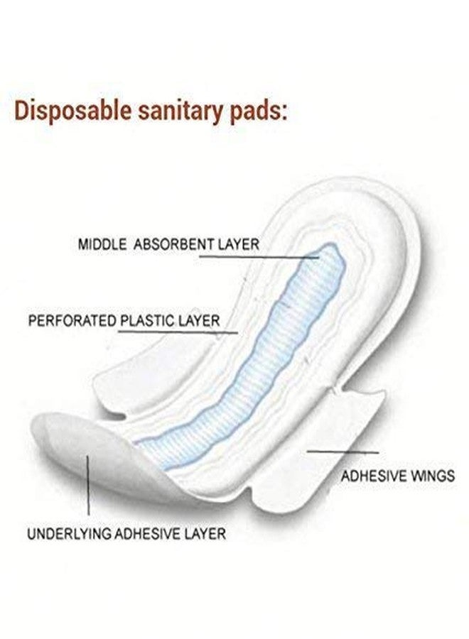 Extra Care Womens/Girls XXL Sanitary Pads (Napkins) with Wings - Pack of 40(Pack of 3) - Image 2